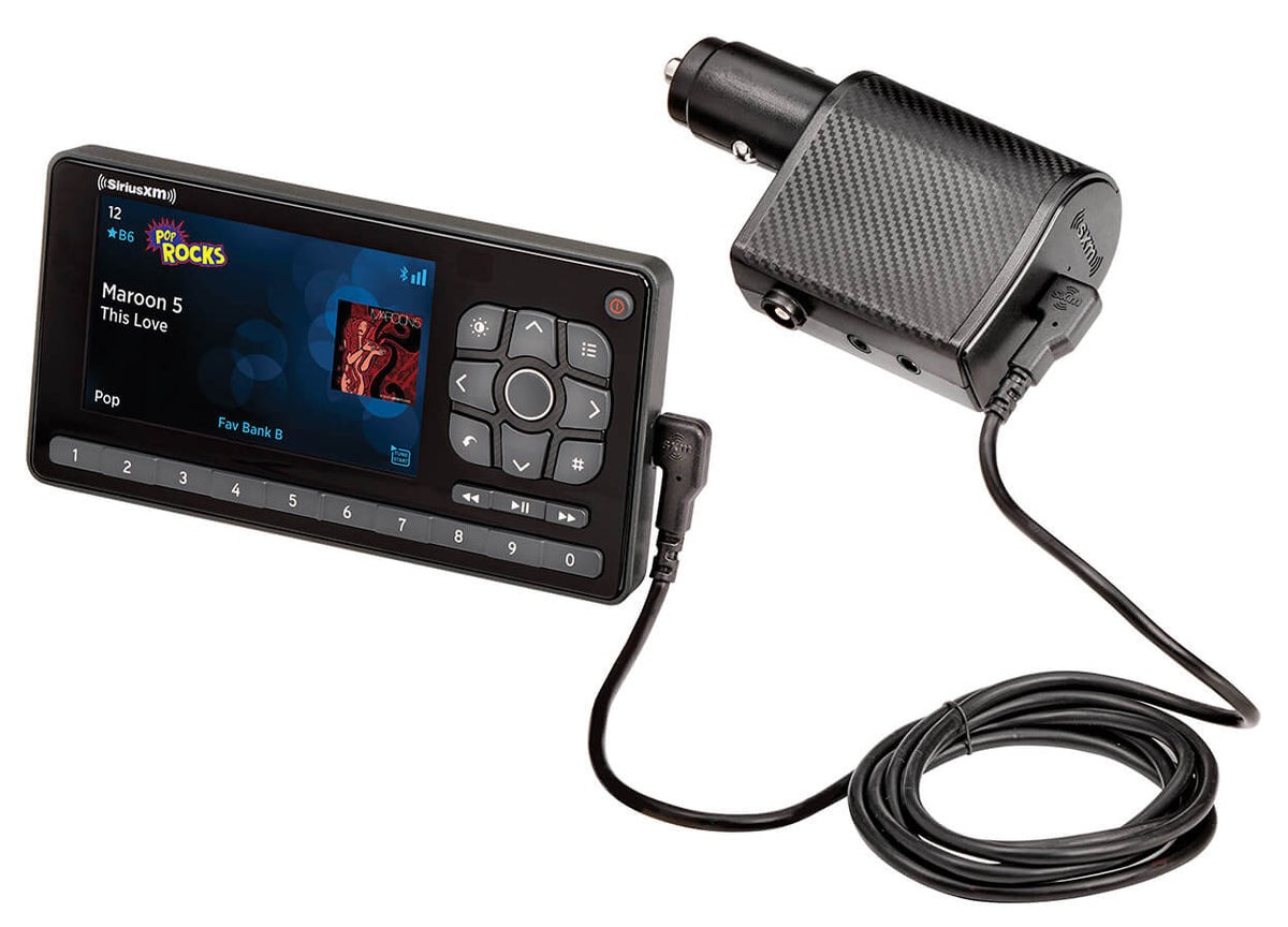 Roady BT SiriusXM Motorcycle Installation Kit with RAM Mount Adapter