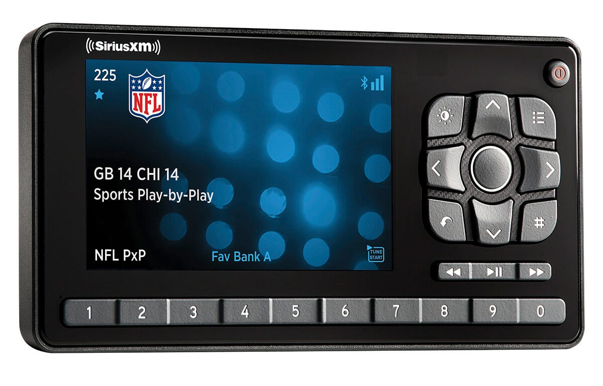 Roady BT SiriusXM Motorcycle Installation Kit with RAM Mount Adapter