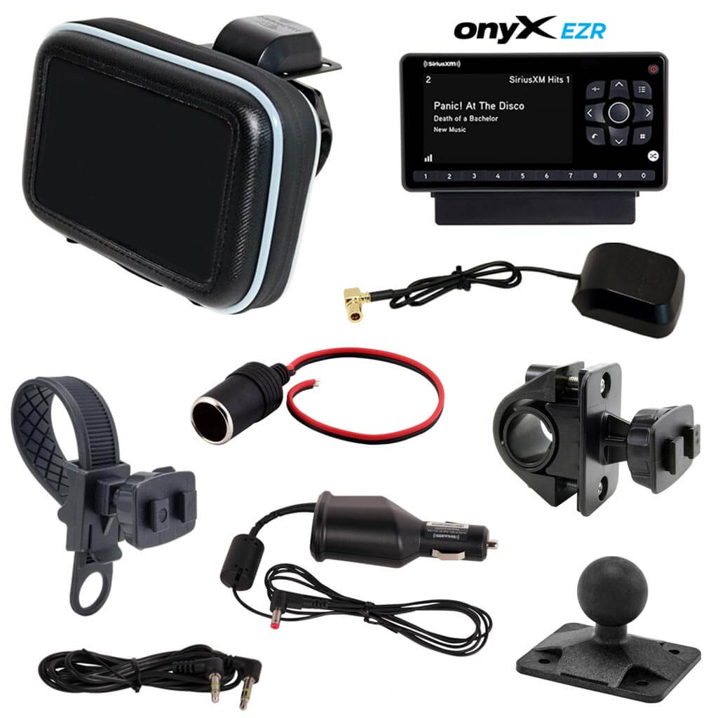 SiriusXM onyX EZR motorcycle kit