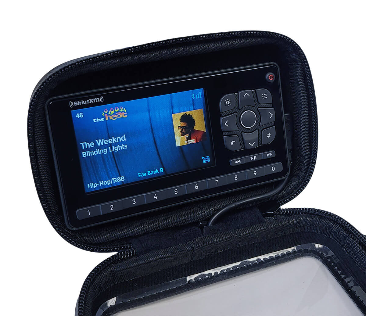 Roady BT SiriusXM Motorcycle Installation Kit with RAM Mount Adapter